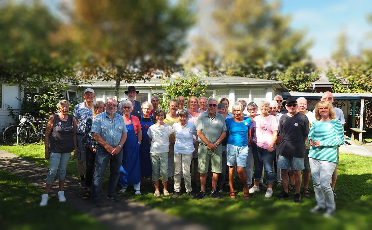 Gruppenbild der Helfer
